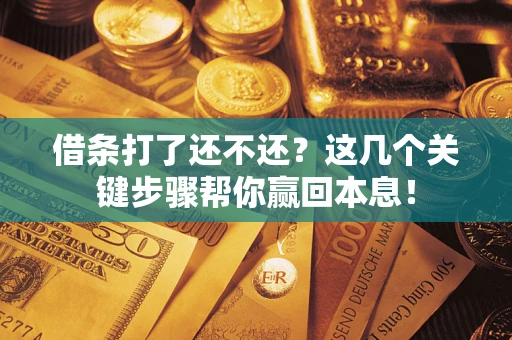 北京借条打了还不还？这几个关键步骤帮你赢回本息！