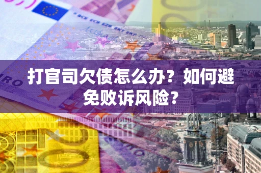 北京打官司欠债怎么办？如何避免败诉风险？