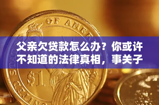 北京父亲欠贷款怎么办？你或许不知道的法律真相，事关子女未来
