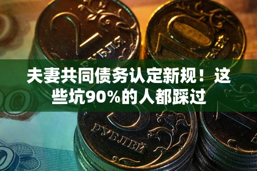 北京夫妻共同债务认定新规！这些坑90%的人都踩过