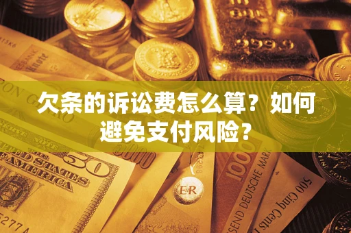 北京欠条的诉讼费怎么算？如何避免支付风险？