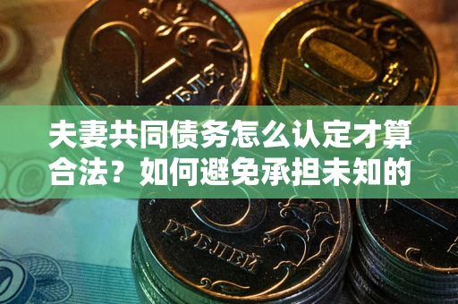 北京夫妻共同债务怎么认定才算合法？如何避免承担未知的债务风险？