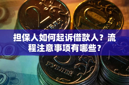 北京担保人如何起诉借款人？流程注意事项有哪些？